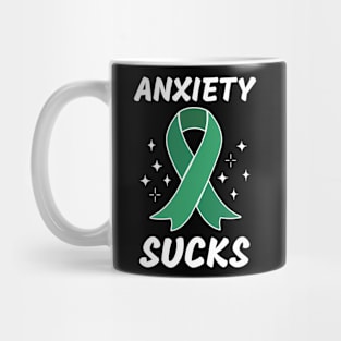 Mental Health Awareness, Anxiety Sucks Mug